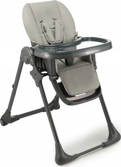 KINDERKRAFT Krzesełko do karmienia TUMMIE grey
