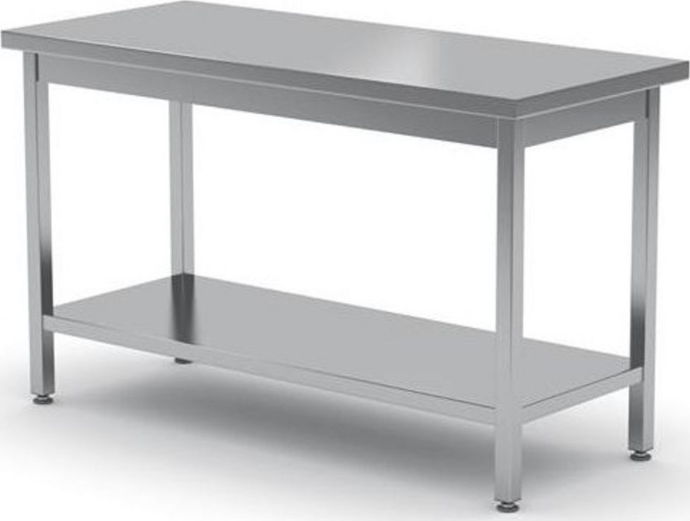 Hendi Stół blat roboczy do kuchni centralny stalowy z półką 180x60cm - Hendi 811559