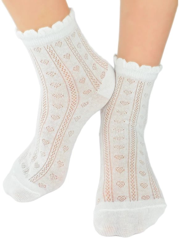 Skarpety żakardowe za kostki EUR 27-30 SB116-G-01-B