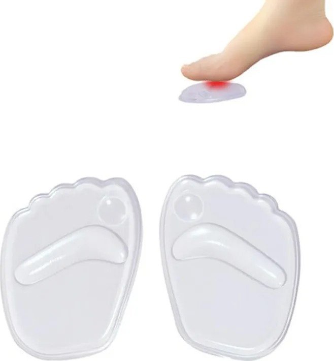WKŁADKI DO BUTÓW NA OBCASIE OBUWIA SZPILEK POD PALCE SILIKONOWE ŻELOWE