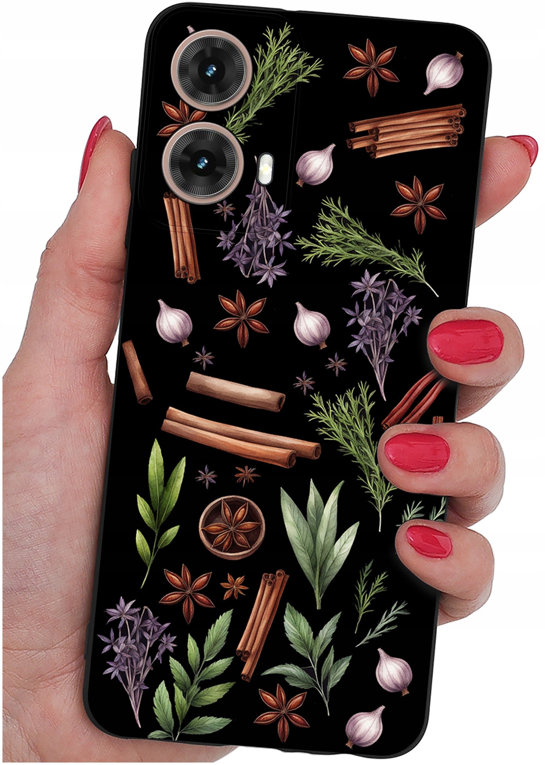 Etui do Motorola Moto G85 5G WZORY |SILIKONOWE MATT CASE