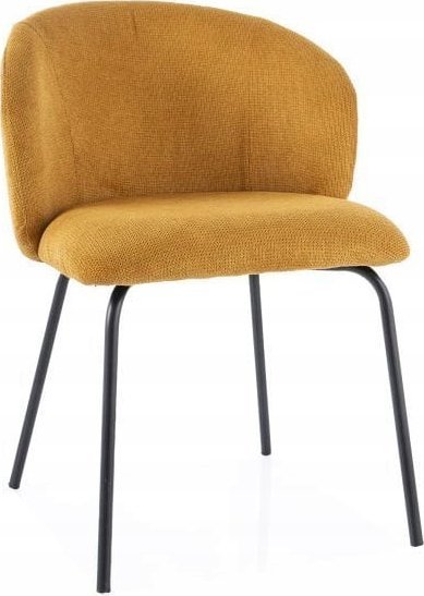Signal Krzesło tapicerowane KEVIN VARDO curry