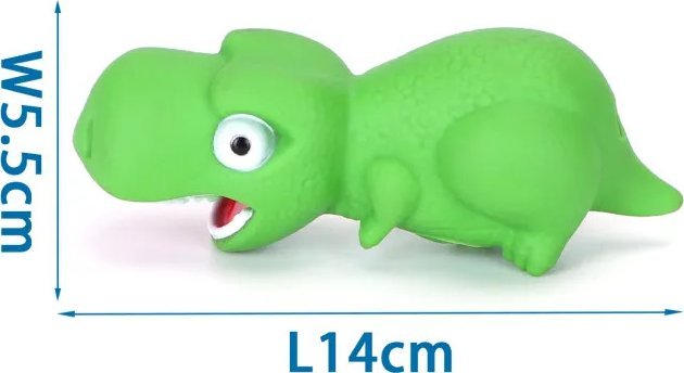 Nobleza Piszcząca winylowa zabawka w kształcie dinozaura dla psa Piszcząca winylowa zabawka w kształcie dinozaura dla psa