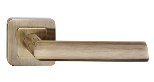 Metal-Bud Klamka DARO zaokrąglona szyld patyna VDZP