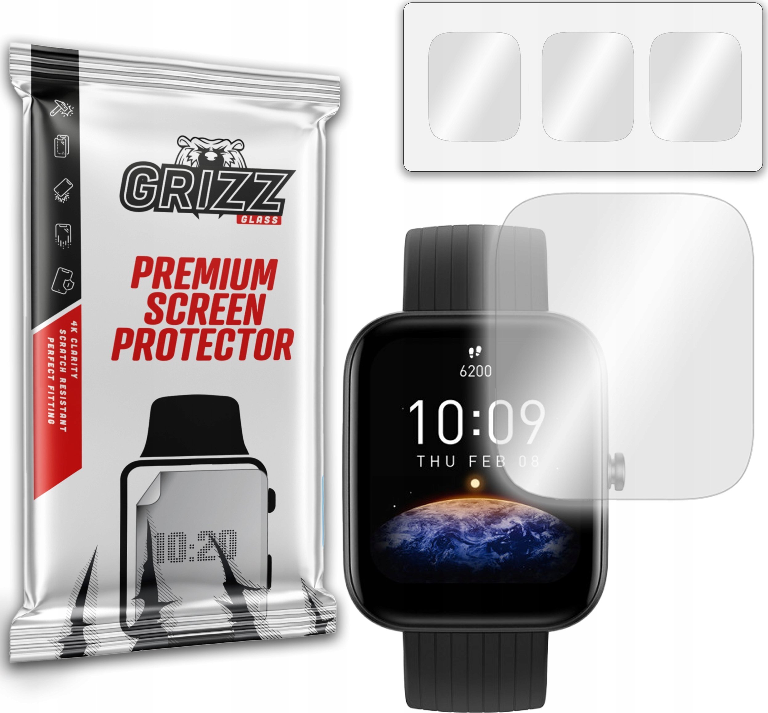 GrizzGlass Folia hydrożelowa Grizz Amazfit Bip 3