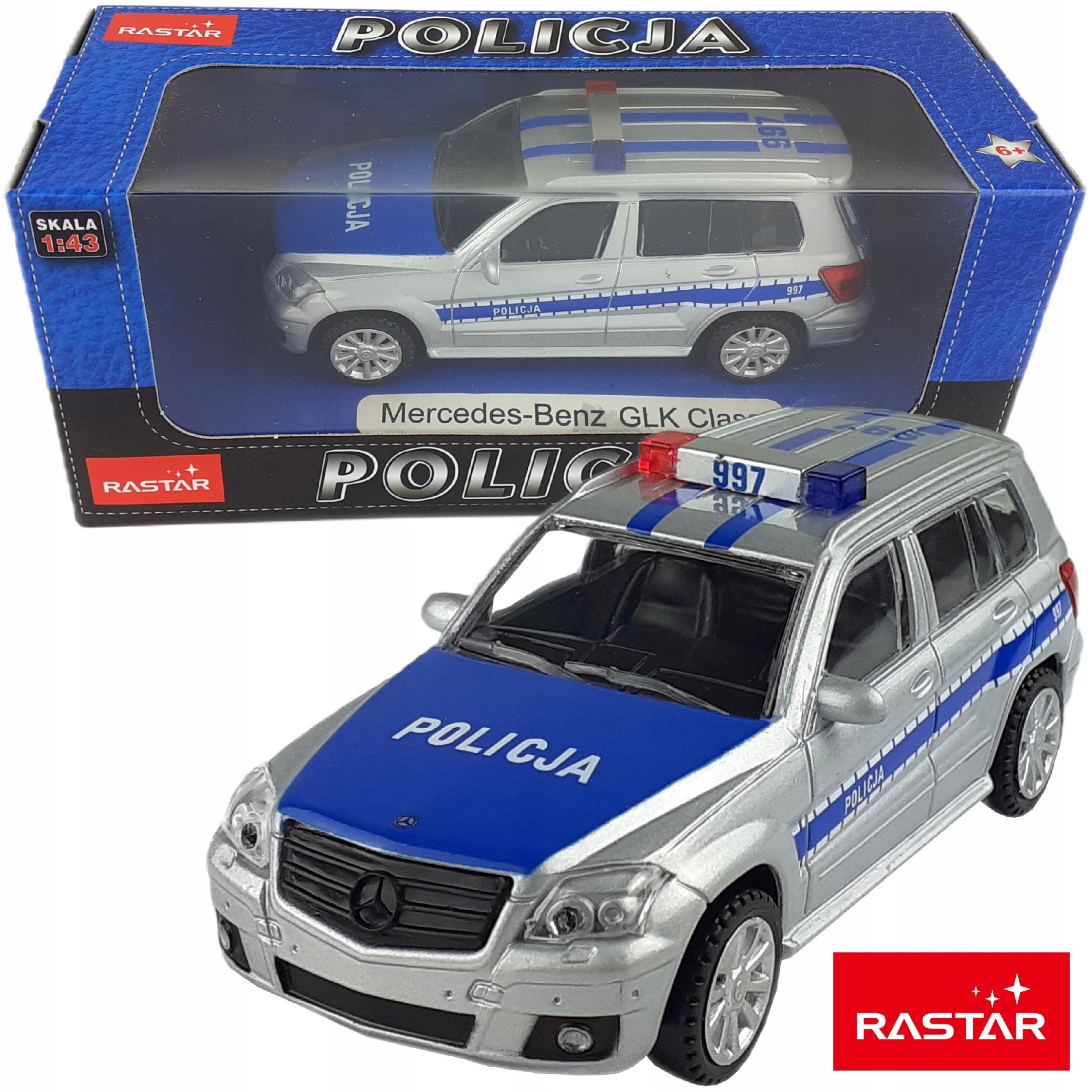 Lamborghini Murcielago LP Policja Rastar 39500 1:43