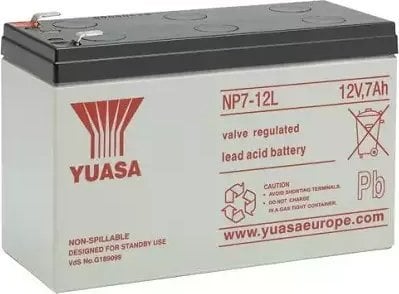 Fukawa Baterie YUASA NP7-12L (12V/7Ah - Faston F2 250) żywotność 5 lat