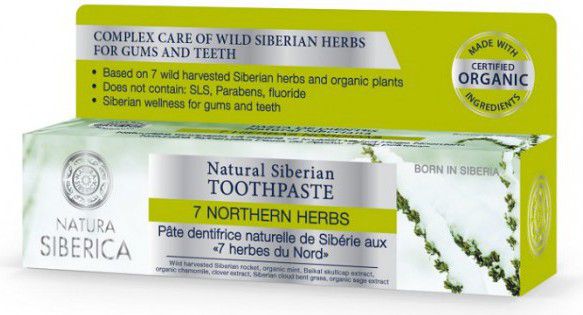 Natura Siberica Naturalna syberyjska pasta do zębów na krwawiące dziąsła 7 Północnych Ziół 100ml