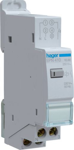 Hager Przekaźnik impulsowy 16A 230V AC 1Z (EPN410)