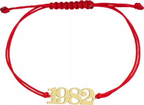 Radziszewska Jewellery Pozłacana Bransoletka Data Rocznik Dedykacja