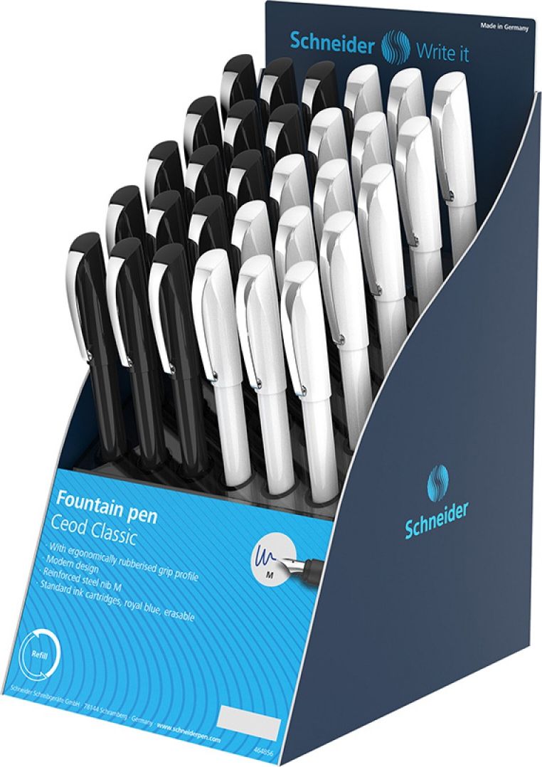 Schneider Display piór wiecznych Ceod Classic Basic, 30 szt., mix kolorów (SR305252)