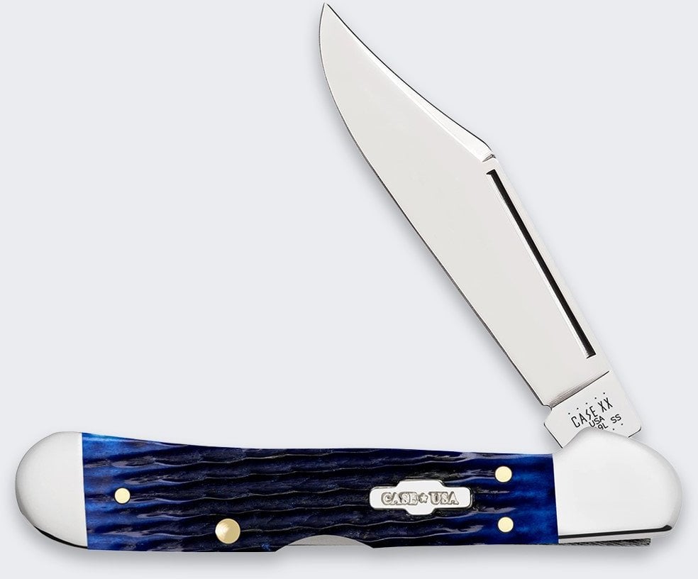 Nóż Składany Case Rogers Mini Copperlock SS Blue