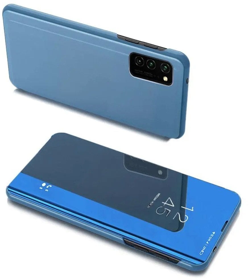 Clear View Case futerał etui z klapką Samsung Galaxy A03s (166,5) niebieski