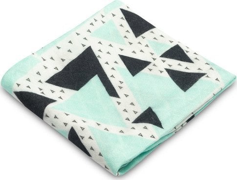 Sensillo PIELUCHA BAMBUS TRÓJKĄT ZIELONY 75x75