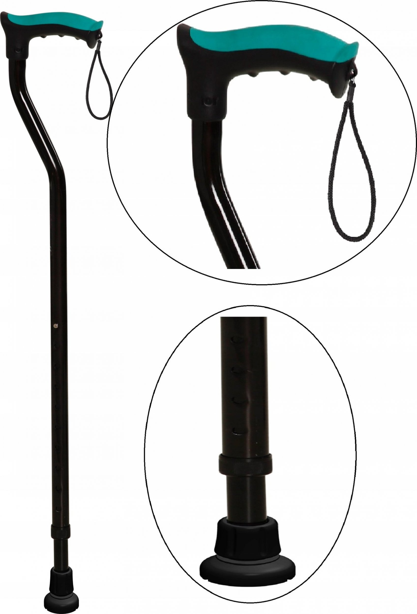 TYNOR Laska rehabilitacyjna inwalidzka spacerowa