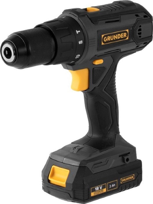 Wiertarko-wkrętarka Grunder CD-L1318 18 V 2 x akumulator 2 Ah