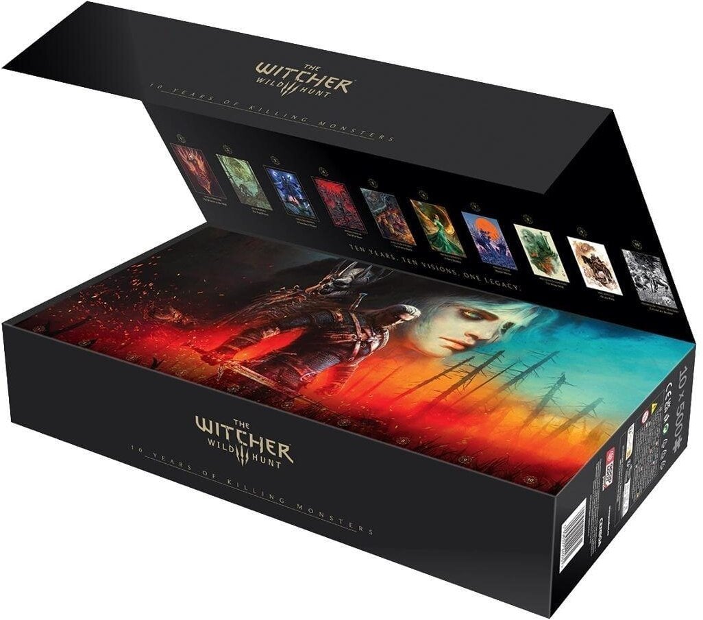 Puzzle Good Loot The Witcher (Wiedźmin) 3: Wild Hunt 10th Anniversary Collection 10x500 el.