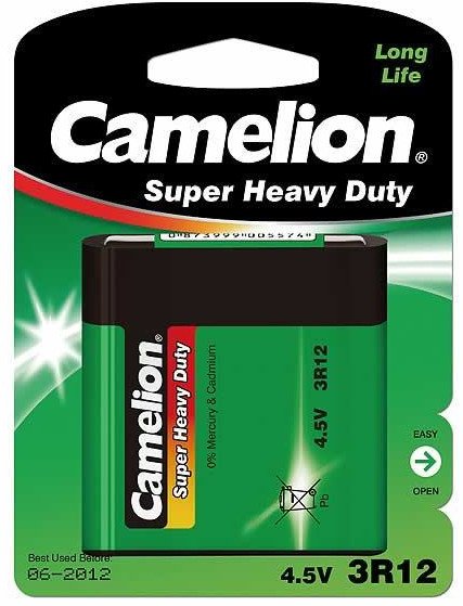 Element, carbon zinc, 3R12, 4.5V, CAMELION, 1 pc.