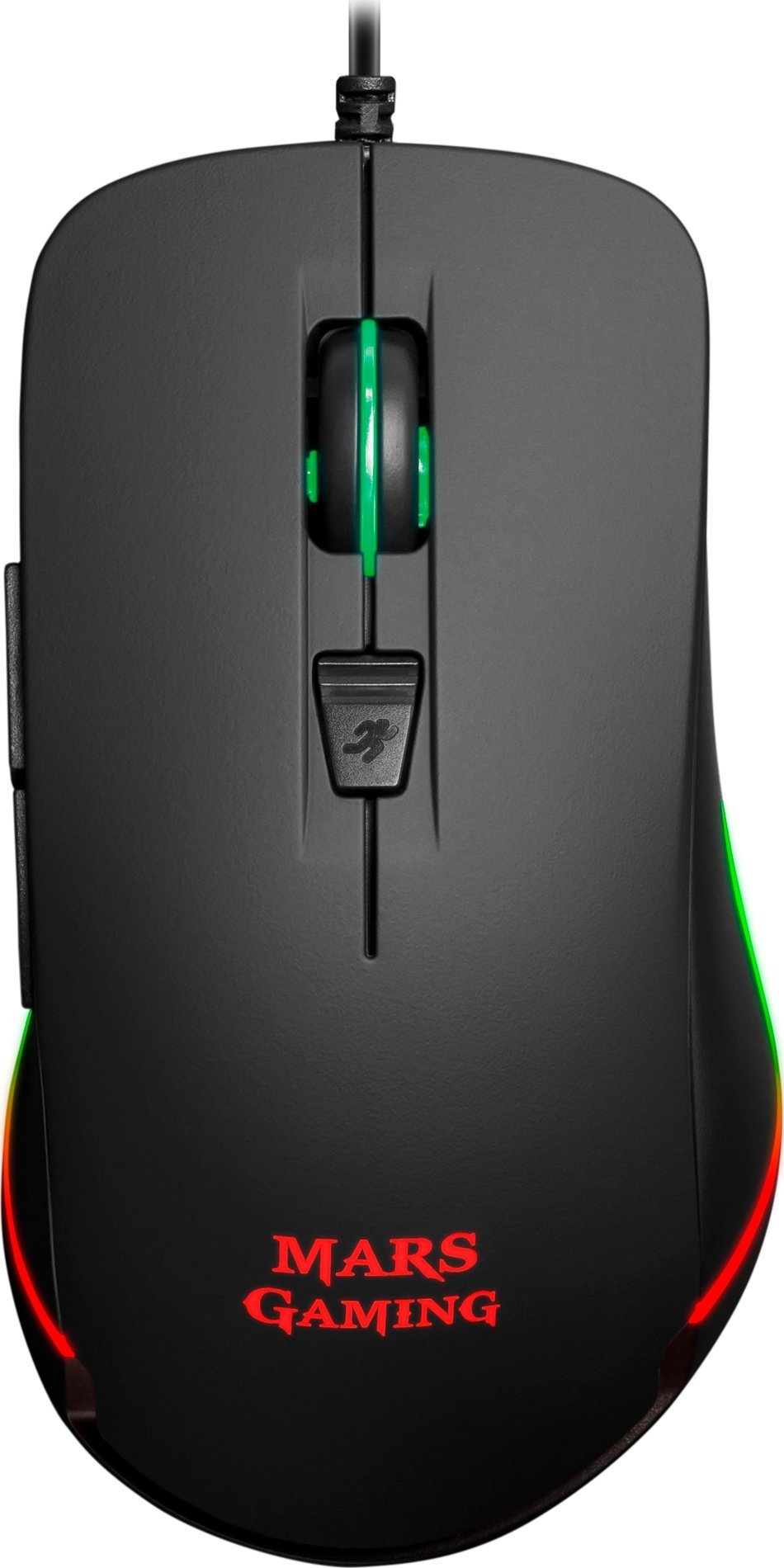 Mars Gaming MM118 Gaming Mouse with Additional Buttons / RGB / 400 - 9800 DPI / USB / Black