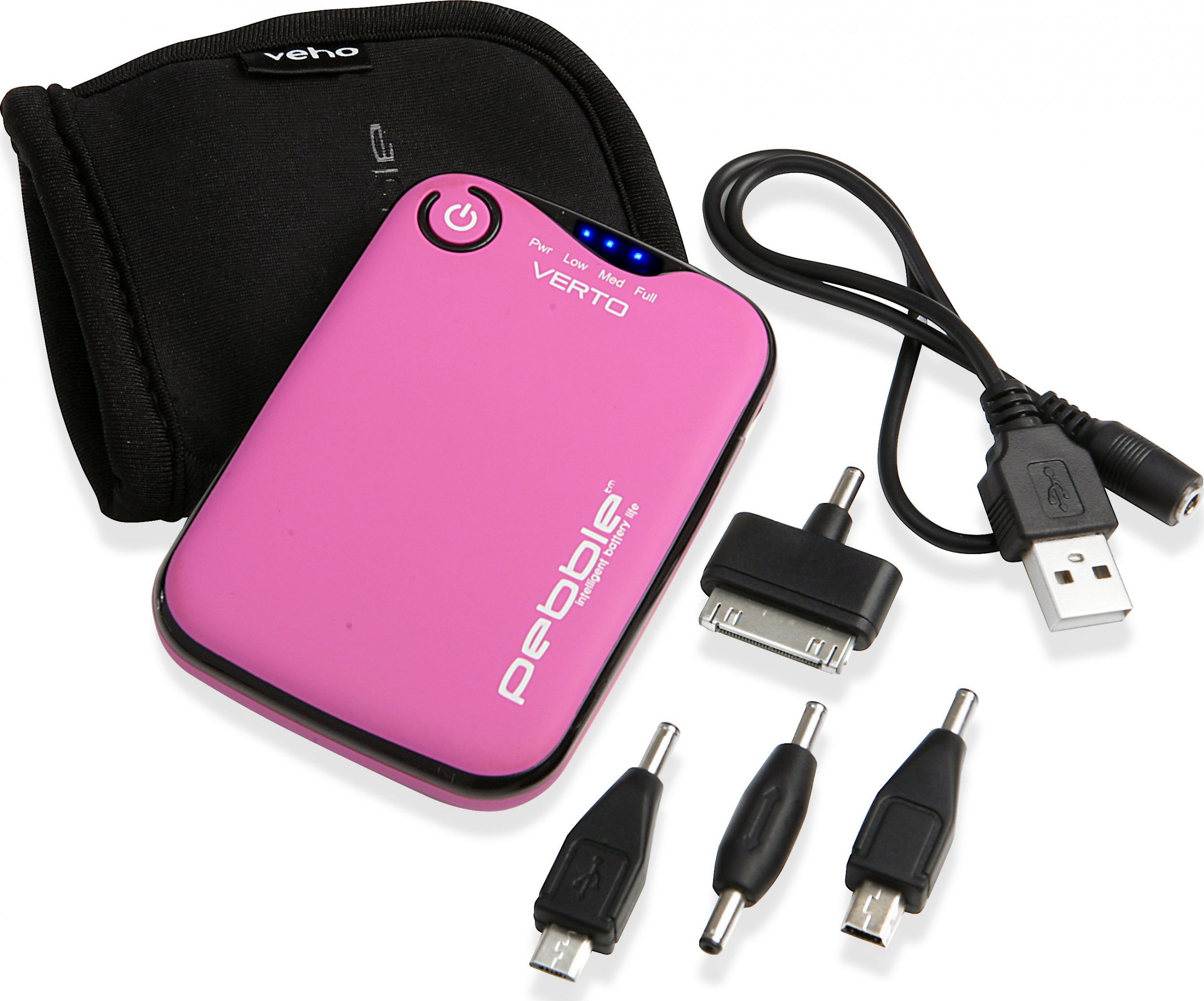 Powerbank Veho Pebble Verto 3700mAh Różowy