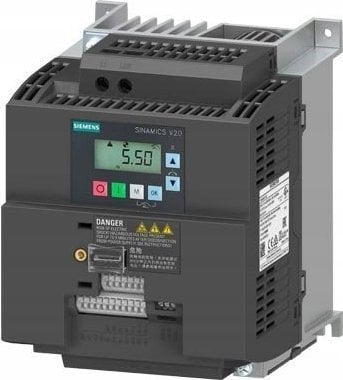Siemens Falownik Uwe=230V, Uwy=3x230V/11A 2,2kW Sinamics V20 6SL3210-5BB22-2UV1
