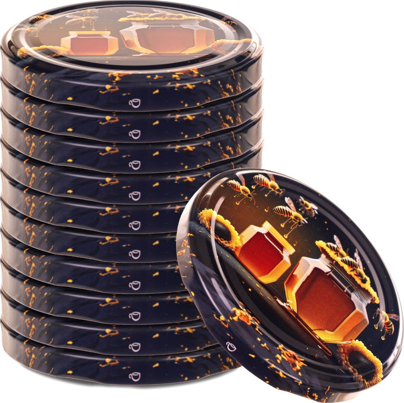 KADAX Wieczko fi82 wz M-05 Miód czarny 10szt K1033