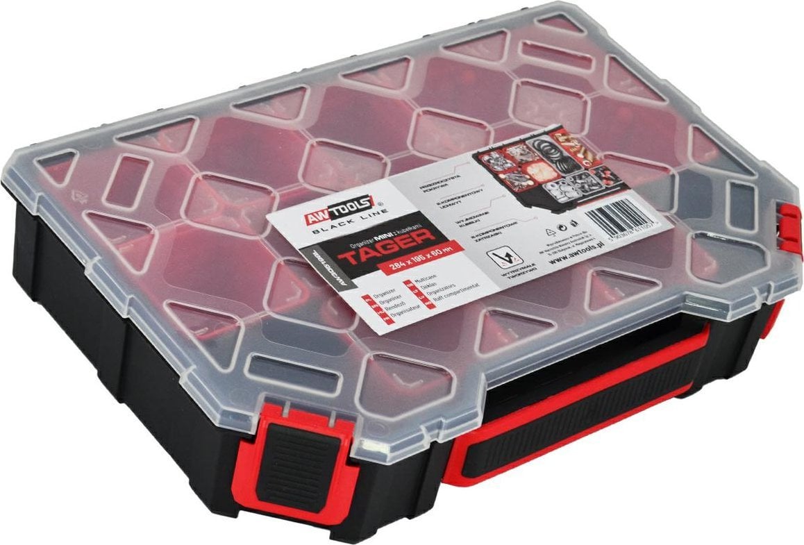 AWTools AWTOOLS ORGANIZER TAGER Z KUBEŁKAMI MAŁY 284x243x60