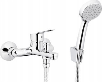 5414-510-00 / KFA / SPARC / BATERIA WANNOWA ŚCIENNA + ZEST.NATRYSKOWY PUNKTOWY , CHROM /