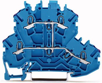 Wago Złączka 2-piętrowa 2,5mm2 N niebieska (2002-2209)