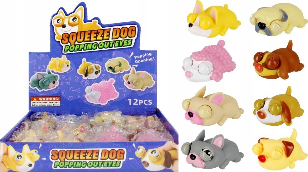 Figurka Mega Creative ZAB WYCISKANA PIESEK 9CM MIX8 MC DISP 12/288