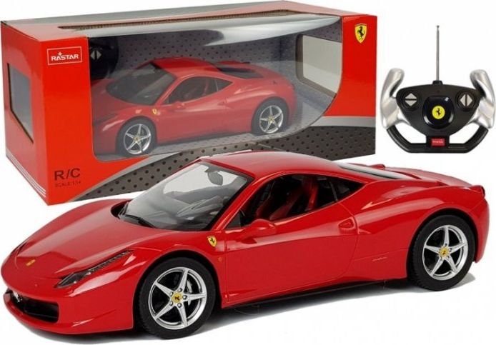 Rastar Auto R/C Ferrari Italia Rastar 1:14 Czerwone na Pilota () - 1609621
