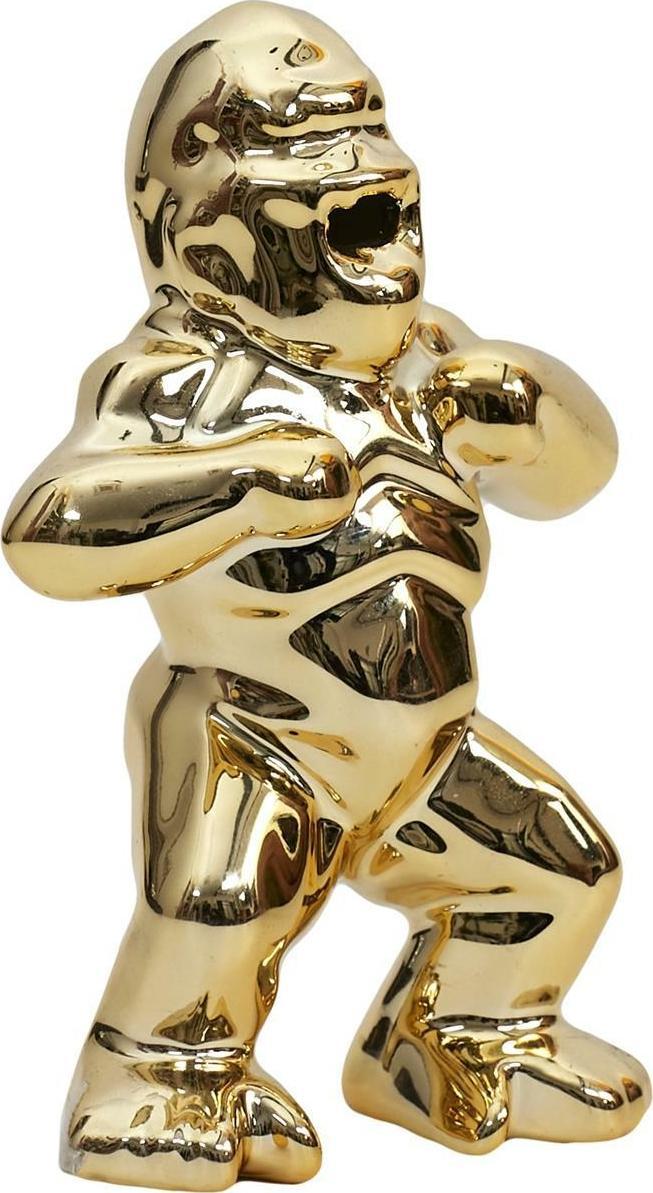 Intesi Dekoracja Goryl złoty mini