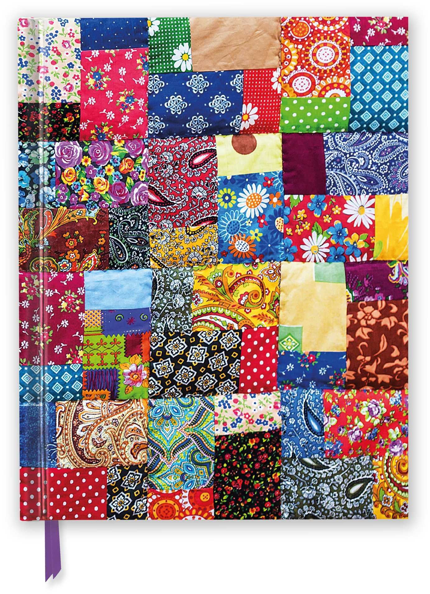 Notatnik A4 gładki TW Floral Patchwork Quilt