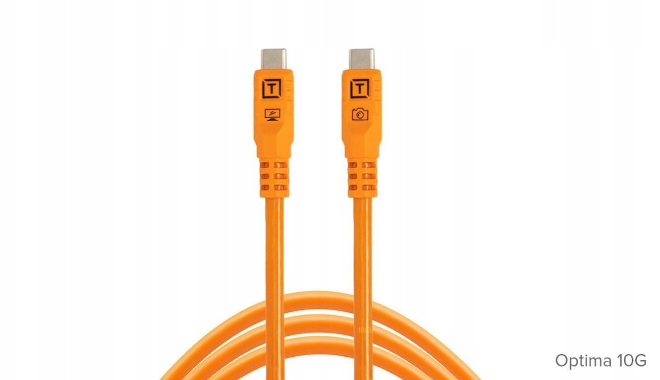 Tether Tools TetherPro USB-C Optima 10G prosty orange 3m