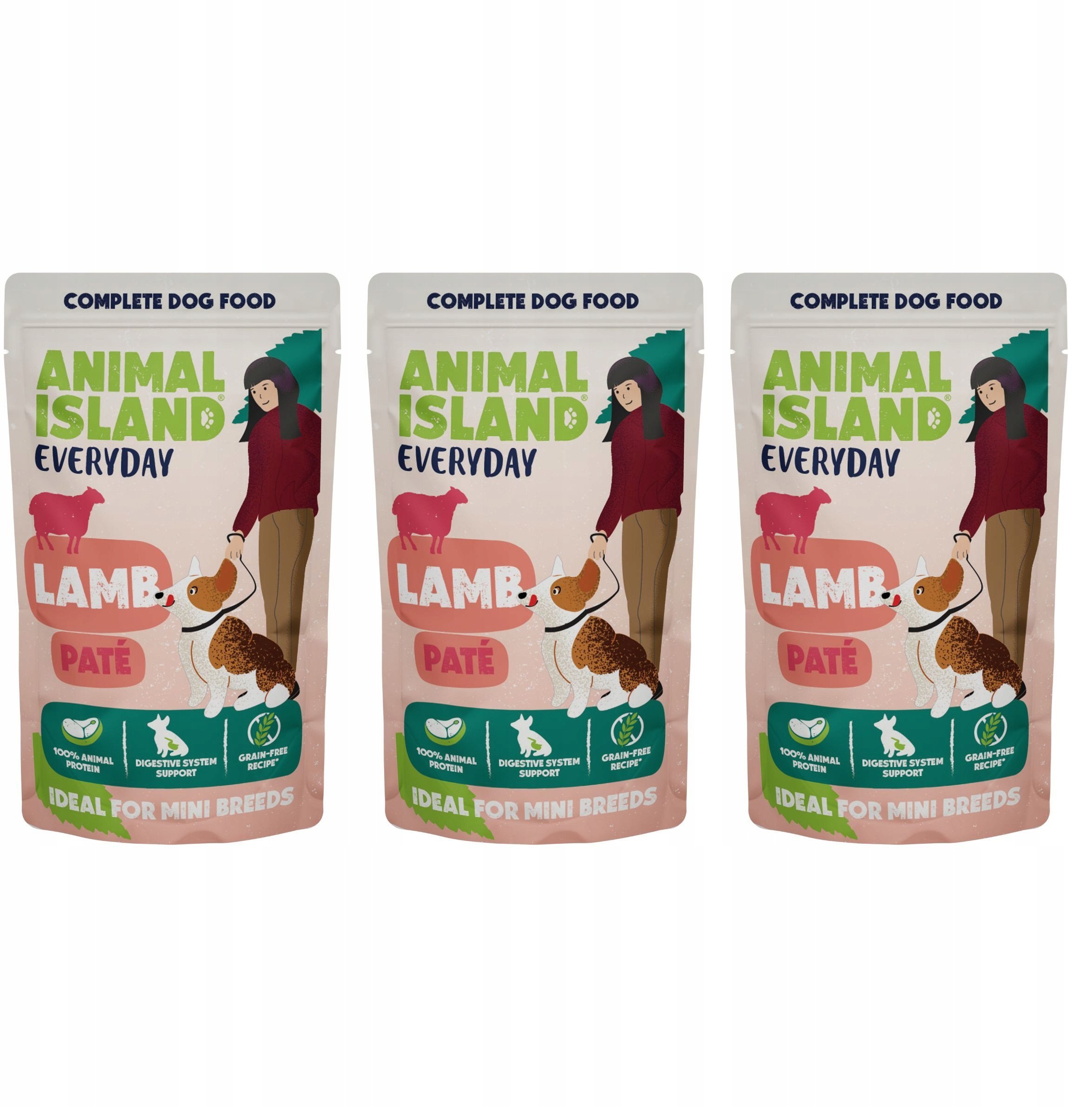 ANIMAL ISLAND Everyday wołowina i jagnięcina dla szczeniąt puszka 400g