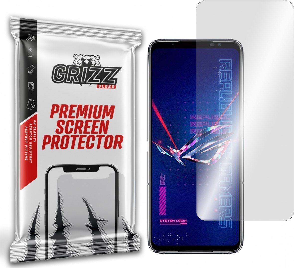 GrizzGlass Szkło hybrydowe Grizz Asus ROG Phone 6 Pro