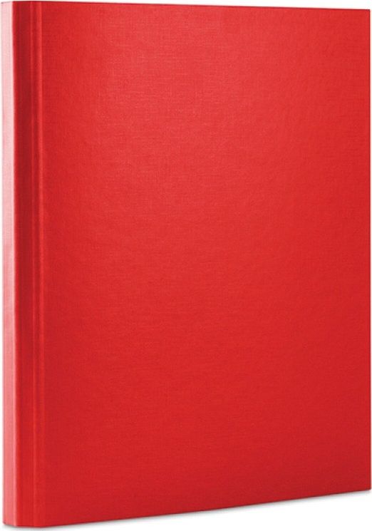 Office Products Teczka z rzepem PP, A4/4cm, 3-skrz., czerwona