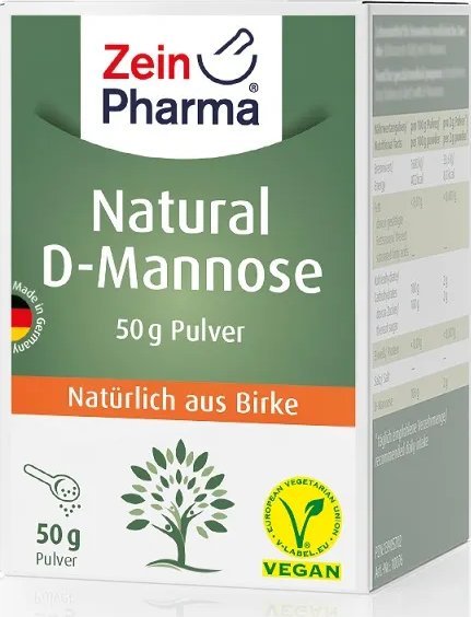 Zein Pharma Zein Pharma - D-Mannoza, Natural D-Mannose, Proszek, 50g
