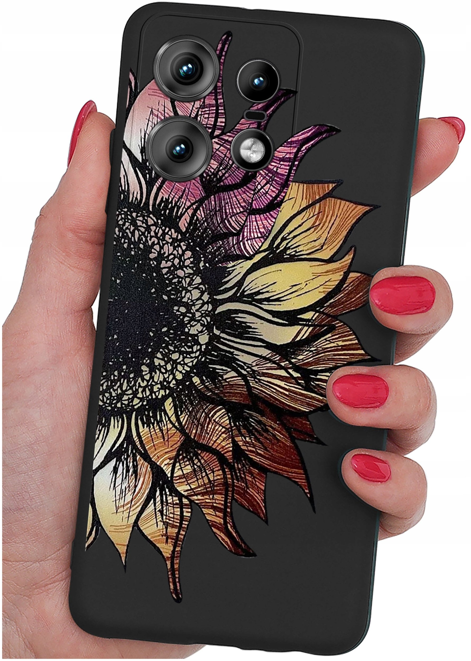 Etui do Motorola Moto EDGE 50 Pro WZORY |SILIKONOWE MATT CASE