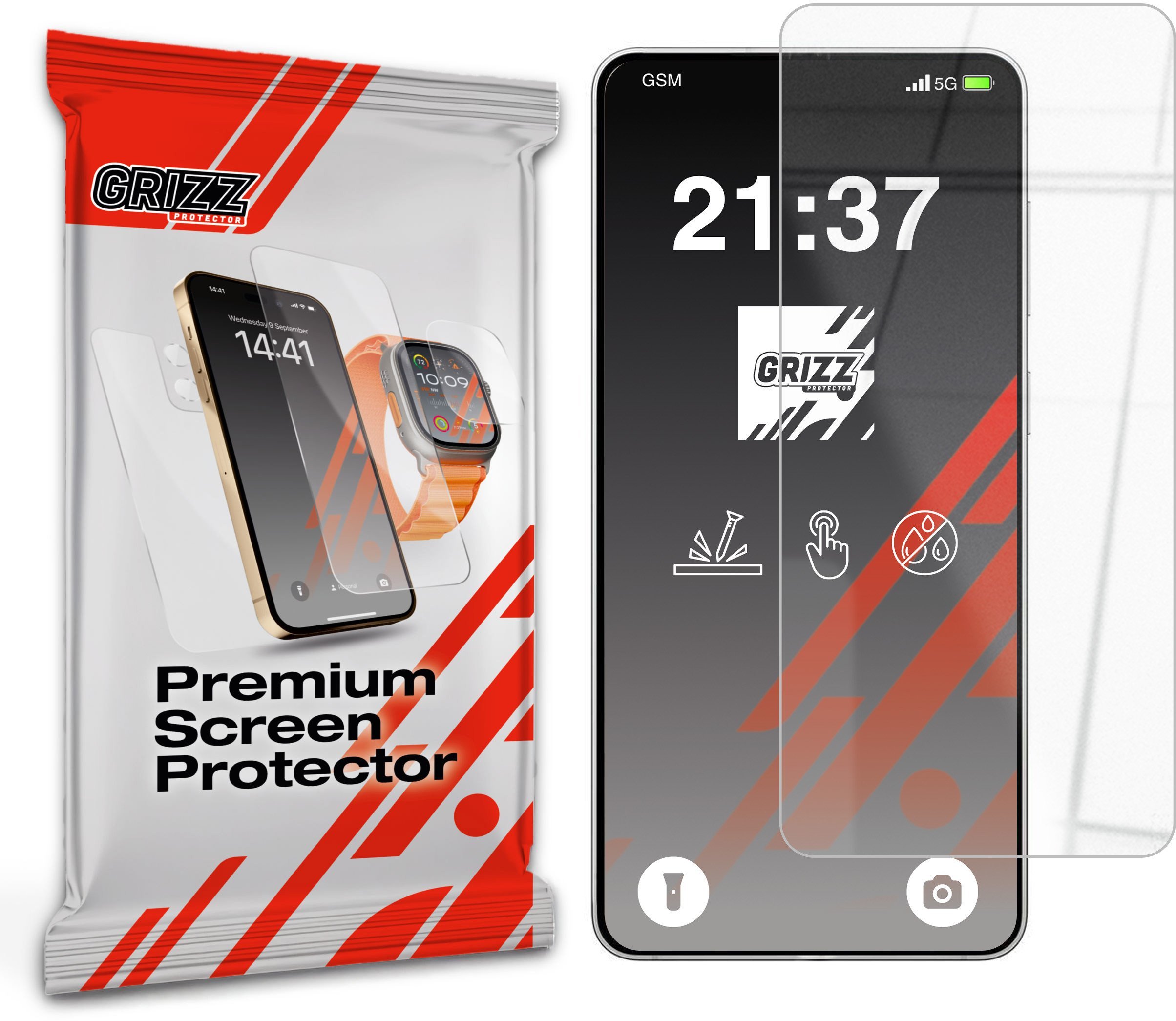 GrizzGlass Szkło hybrydowe HybridGlass do Samsung Galaxy S25 Edge