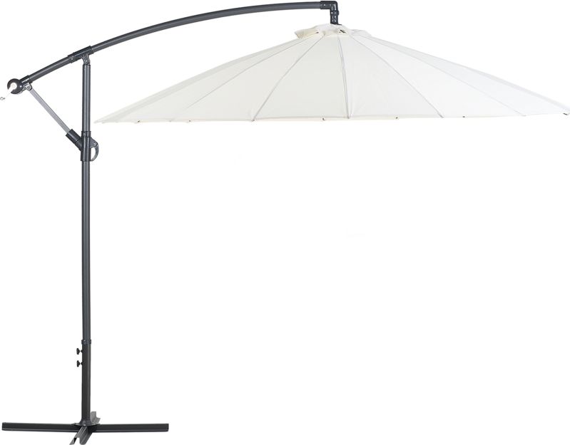 Beliani Parasol ogrodowy Calabria II beżowy 268 cm