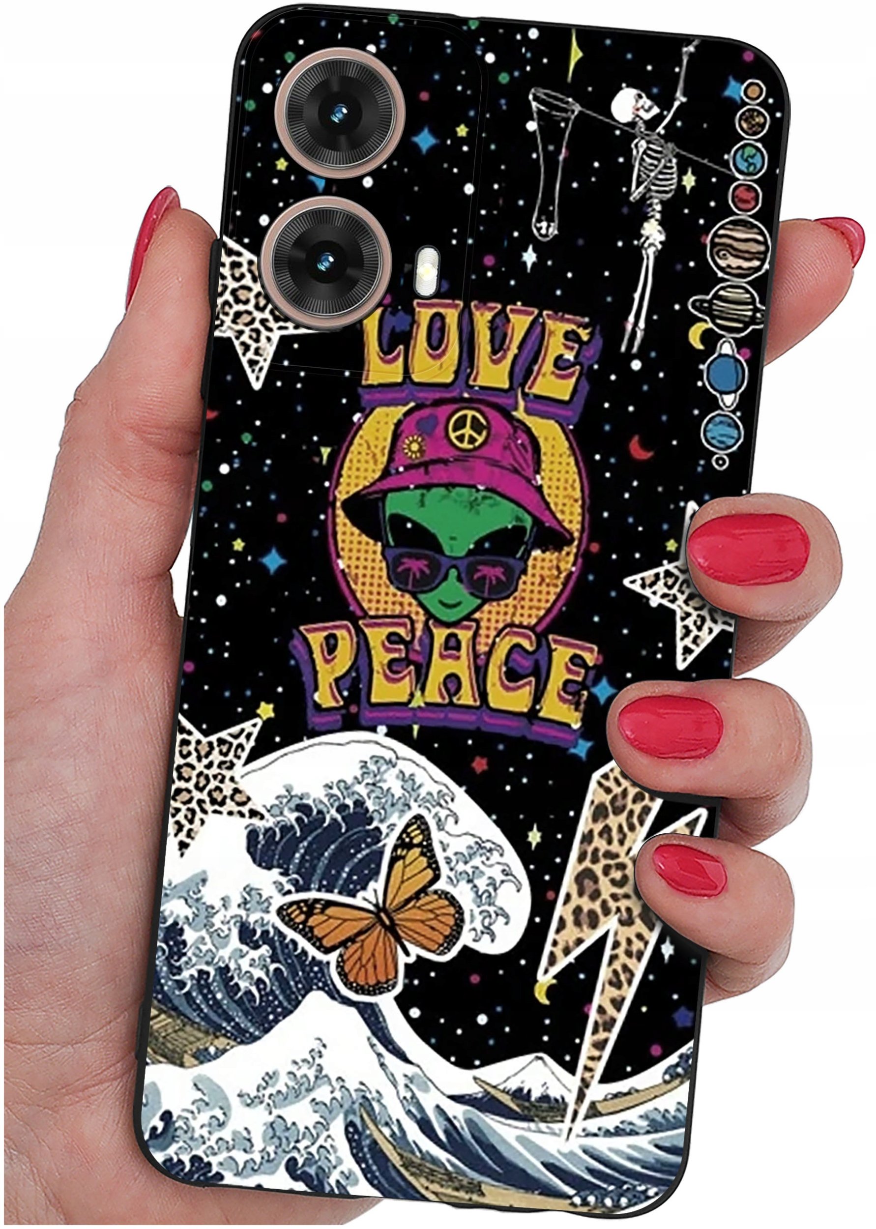 Etui do Motorola Moto G85 5G WZORY |SILIKONOWE MATT CASE