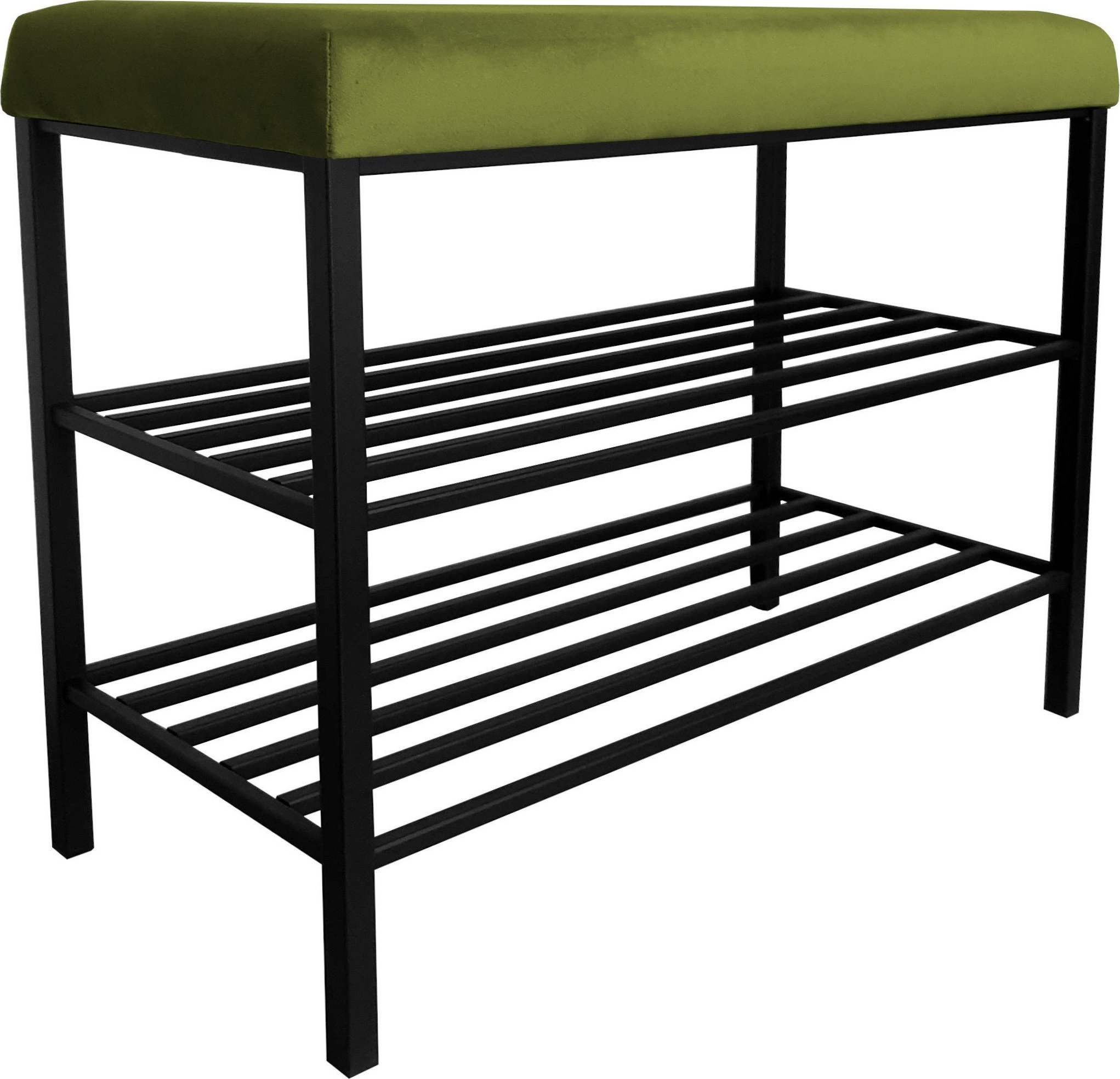 Atos Szafka na buty Regał Półka stelaż czarny BL75