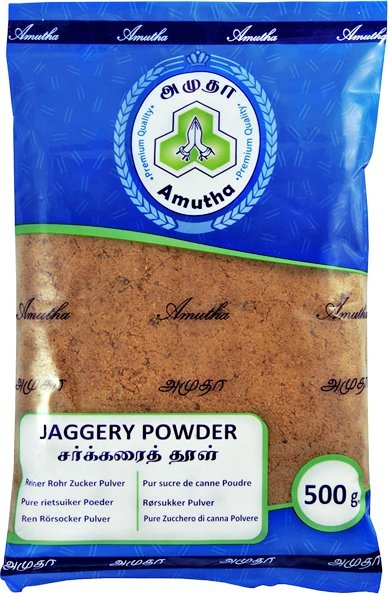 Diamant Cukier trzcinowy jaggery, kruszony 500g - Amutha