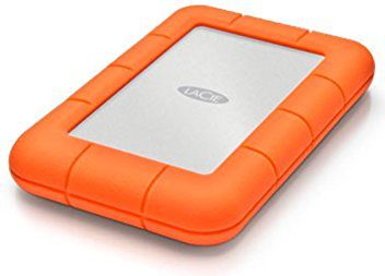 Dysk zewnętrzny HDD LaCie Rugged Mini 4TB Srebrno-pomarańczowy (LAC9000633)