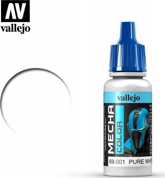 Vallejo Vallejo: 69.001 - Mecha Color - Pure White (17 ml)