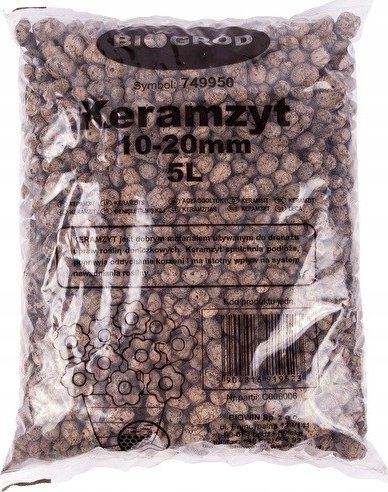 Biogród Keramzyt drenaż ogrodniczy 10-20mm 5L