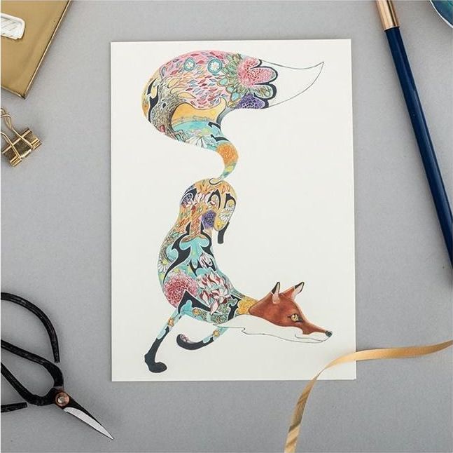 DM Collection Karnet A091 B6 + koperta Turkusowy lis