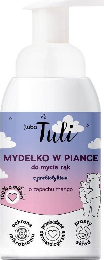 Luba Tuli Mydełko w piance do mycia rąk z prebiotykiem 250ml