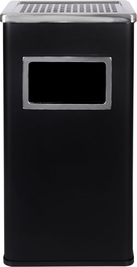 Kosz na śmieci Metlex popielnica czarny